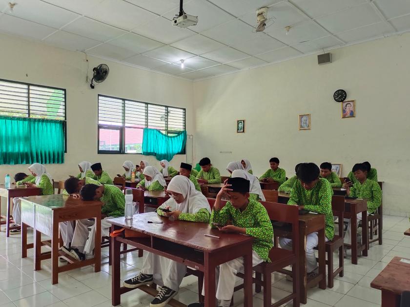 Asesmen Sumatif Akhir Tahun Hari Ketiga MTs Negeri 3 Sleman Berjalan Lancar