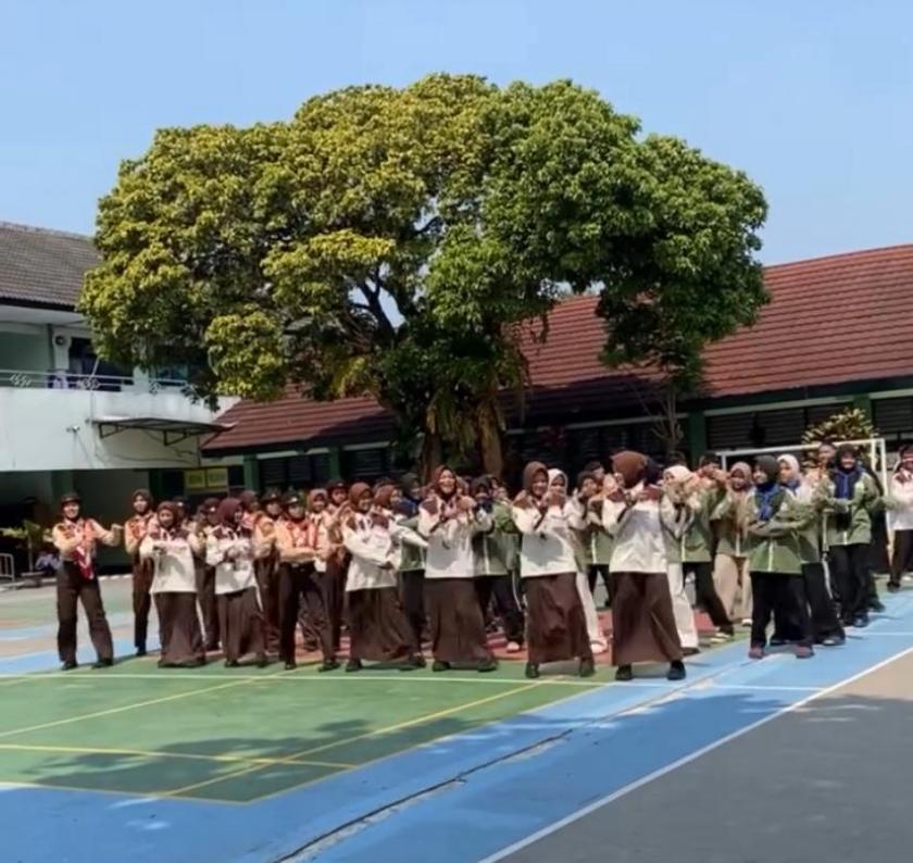 OSIS, MPS, PMR, dan Rohis MTsN 3 Sleman Tampilkan Drama Musikal di Matamuda