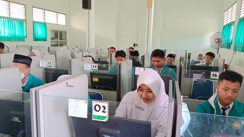 Mantapkan Pelaksanaan Asesmen Madrasah, MTs Negeri 3 Sleman Adakan Simulasi