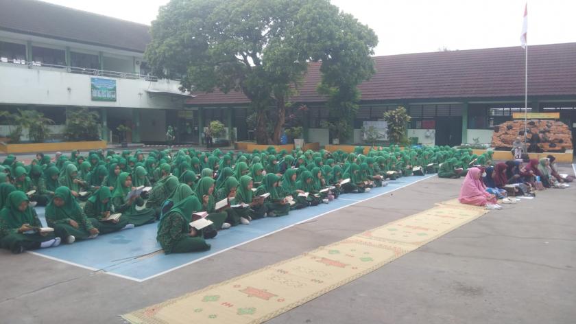 Gema Al-Qur’an Menyapa Pagi, Tahfiz Tahassus MTsN 3 Sleman Sambut Pemimpin Baru dengan Penuh Hati