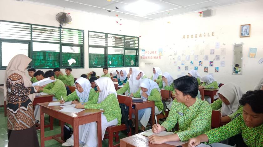 Selangkah Menuju TKA, Pogram One Day Before MTsN 3 Sleman Gencar Persiapkan Tekad