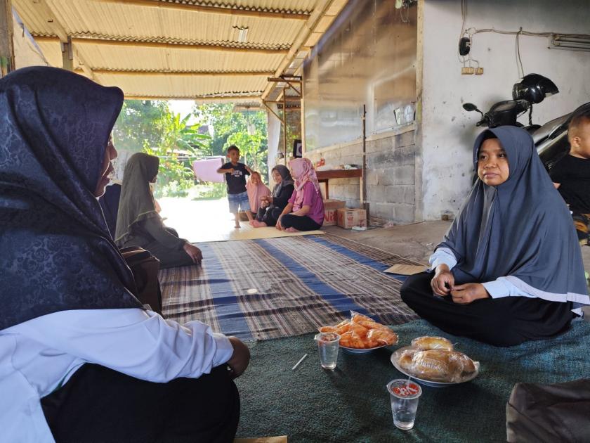 Wujud Dukungan Moril, MTsN 3 Lakukan Takjiah Ke Rumah Duka Irsyad Rahmatullah