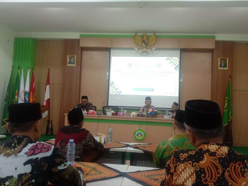 Kepala MTs Negeri 3 Sleman Ikuti Rakorpim Madrasah Kemenag Sleman