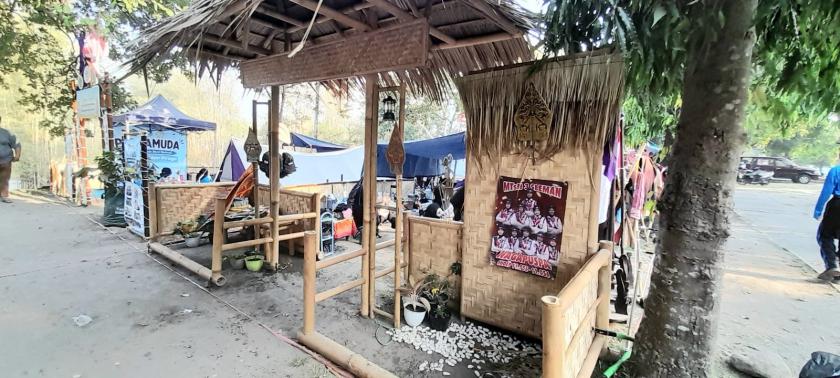 Kreatif, Unik, dan Etnisnya Nagapuspa, Tenda Perkamuda MTsN 3 Sleman