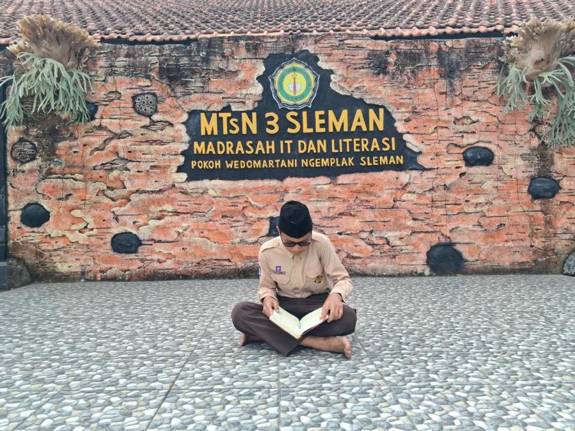 Persiapan PKM 2026, MTsN 3 Sleman Gelar Gladi Bersih MTQ Putra di Panggung Utama