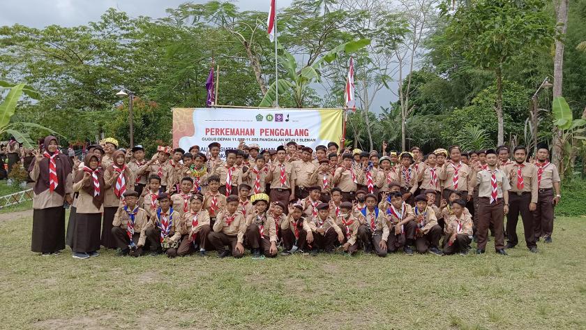 Perkemahan Penggalang MTsN 3 Sleman Sukses