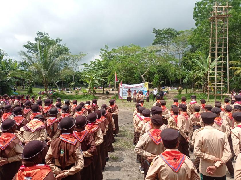 Perkemahan Pramuka Penggalang MTs Negeri 3 Sleman Tahun 2024 Sukses Digelar