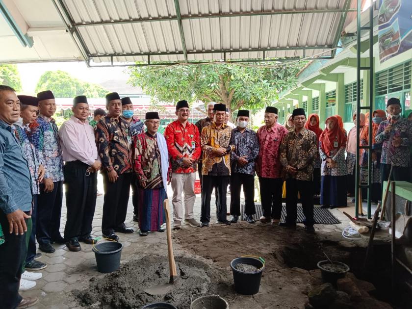 Peletakan Batu Pertama Masjid Nurul Mujaddid MTsN 3 Sleman