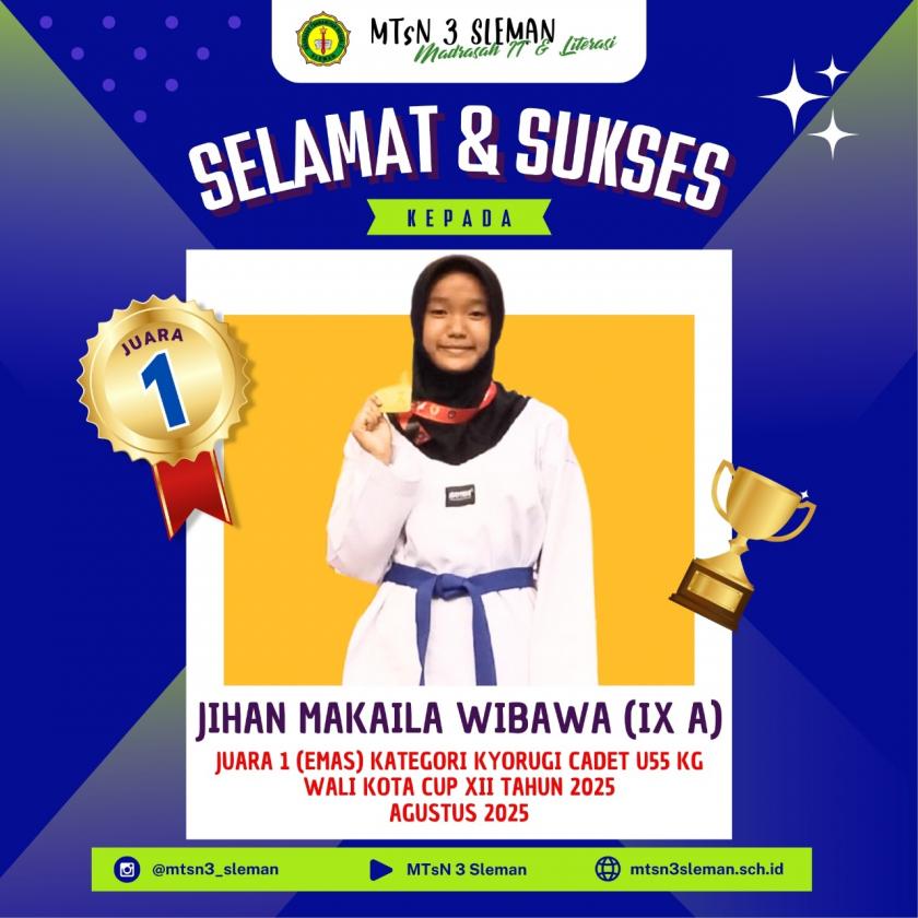 Lagi-lagi Jihan Peroleh Emas Membanggakan