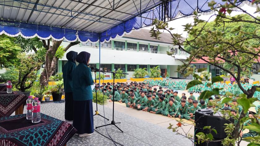 Berapi-api, Ketiga Paslon Ketua Osis Berorasi Sampaikan Visi Misi