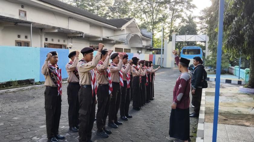 Pemberangkatan Team Scout Matsanega Go To  Army IQ Scout Competition