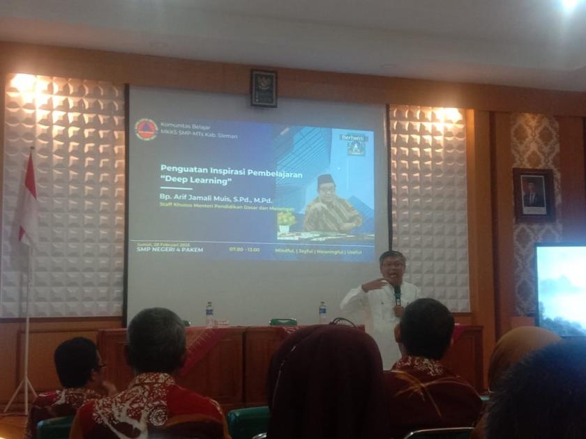 Kepala MTsN 3 Sleman Aktif Ikuti Best Practice SMP/MTs Kabupaten Sleman