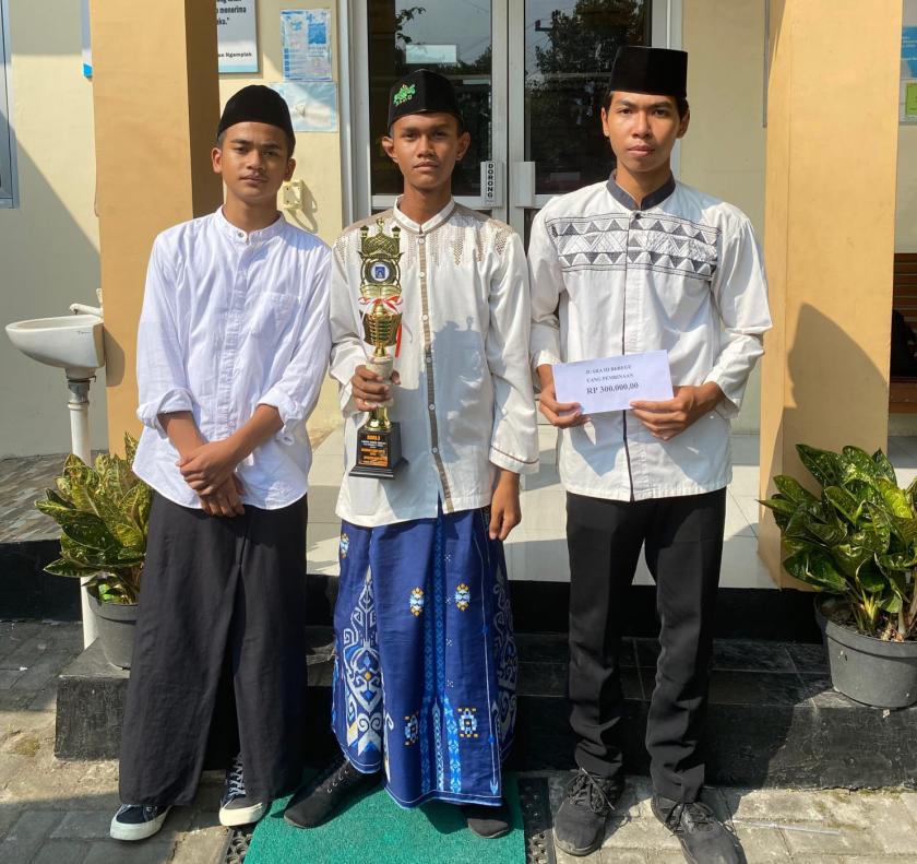 Ikuti MTQ Kapanewon Ngemplak, Tim MTs Negeri 3 Sleman Raih Juara 3 MFQ