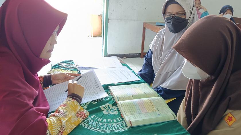 MTsN 3 Sleman Adakan Daftar Ulang Siswa Baru Jalur Prestasi Mandiri