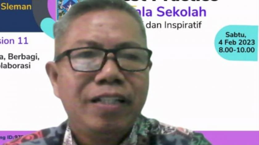 Wakili Pokja Ngemplak, Kepala MTsN 3 Sleman Presentasi Best Practice Keberhasilan Madrasah