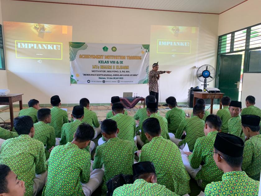 Awali Tahun Pelajaran Baru, MTs Negeri 3 Sleman Gelar Achievement Motivation Training