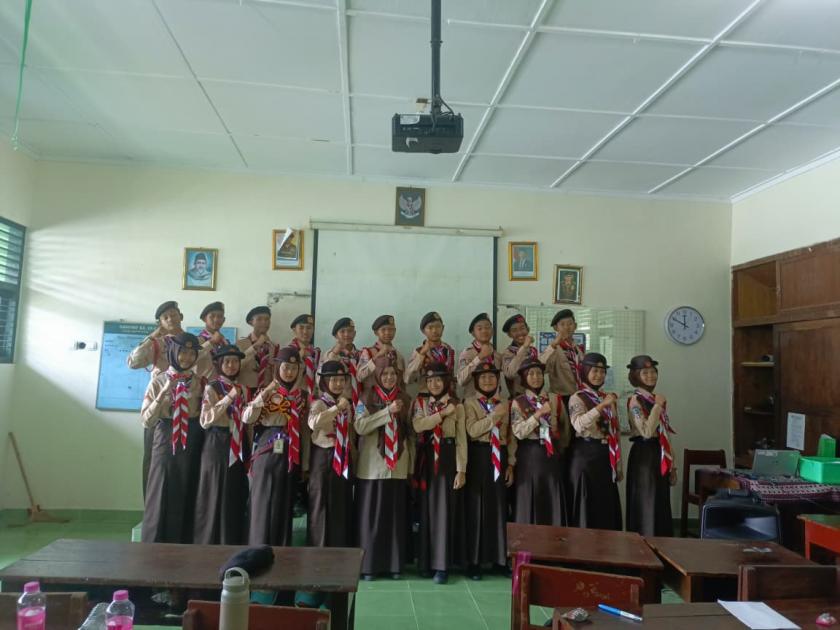 Cetak Generasi Cerdas Terampil Tangguh, MTs N 3 Sleman Gelar LDK Majelis Penggalang