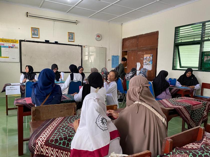 Hampir Separuh Pendaftar PPDB Jalur Prestasi MTsN 3 Sleman Lakukan Pengumpulan Berkas pada Hari pertama