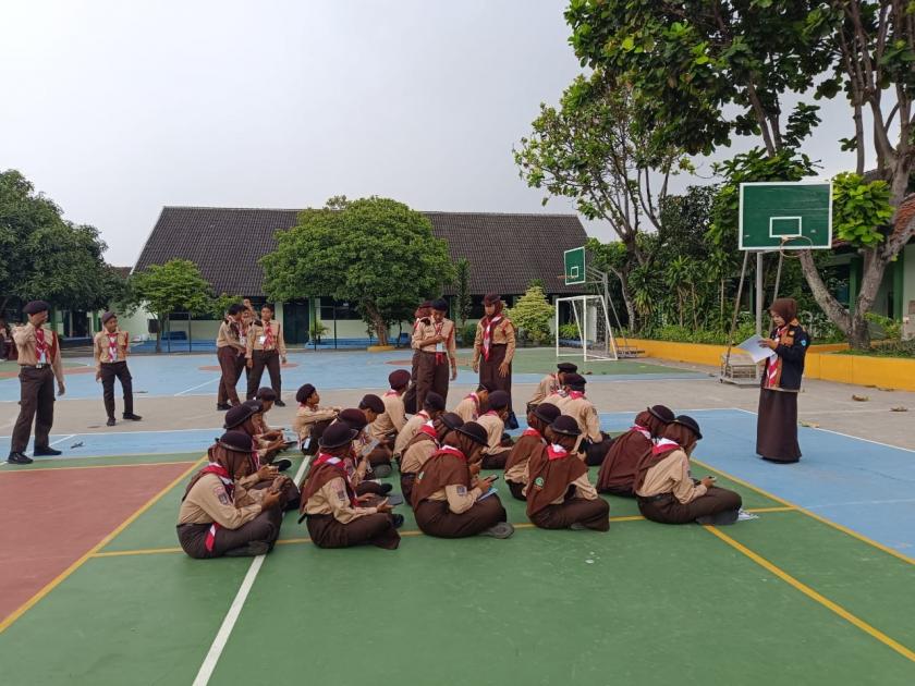Tingkatkan Kemampuan Tentang Materi Pramuka dan Sandi, Peserta LDK MP Ikuti Kuis Pramuka