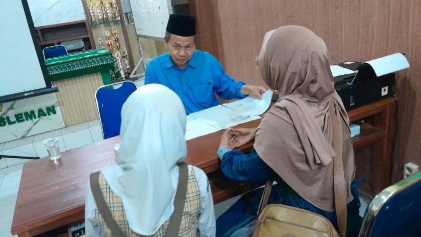 Sambut Calon Siswa Berbakat, MTsN 3 Sleman Gelar Daftar Ulang Jalur PMBM Unggulan