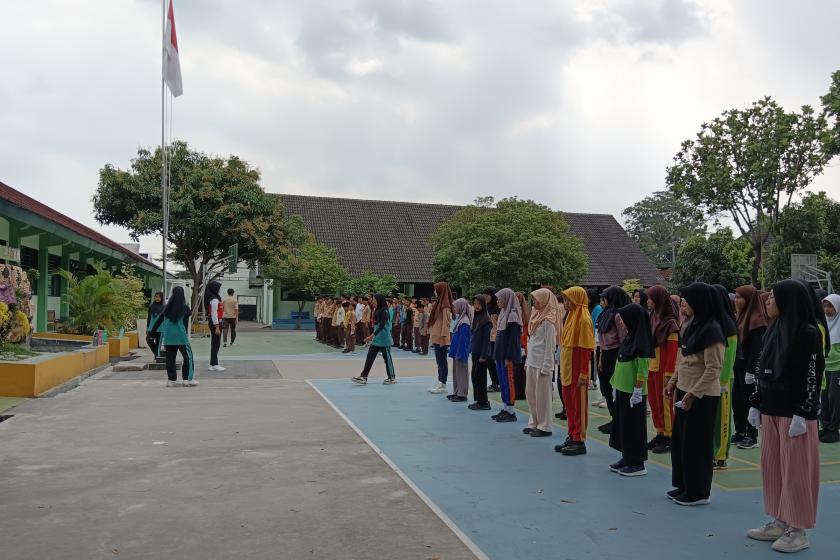 Genap Sepekan, Latihan Peleton Inti Kelas VII MTsN 3 Sleman Berakhir Jumat Ini