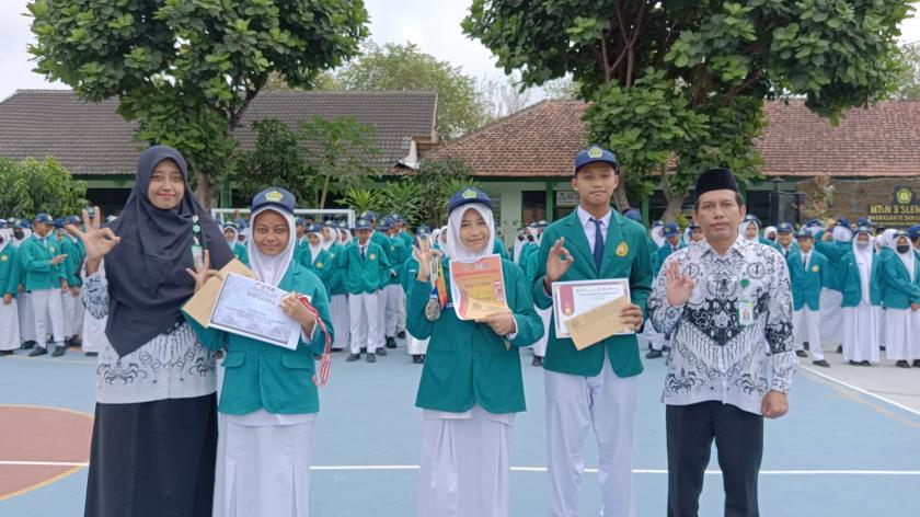 Apresiasi Keberhasilan Siswa, MTsN 3 Sleman Bagikan Reward