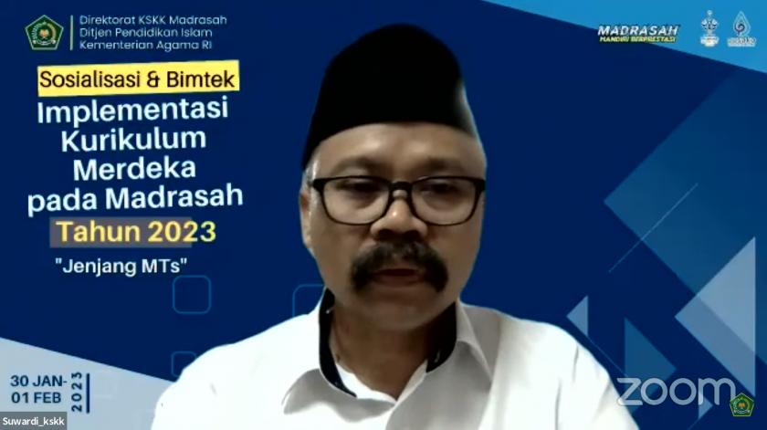 MTsN 3 Sleman Ikuti Sosialisasi dan Bimbingan Teknis  Implementasi Kurikulum Merdeka