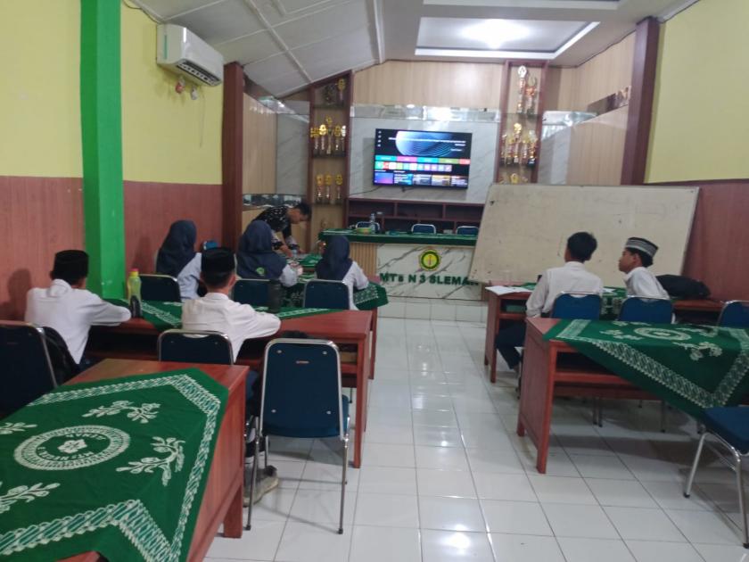 Geber Persiapan OMI IPA Provinsi, MTsN 3 Sleman Gembleng Siswa Pilihan
