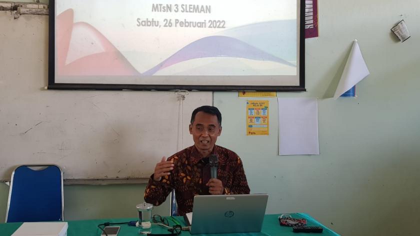 Jelang Ujian Madrasah Tahun 2022, MTsN 3 Sleman Gelar Sosialisasi