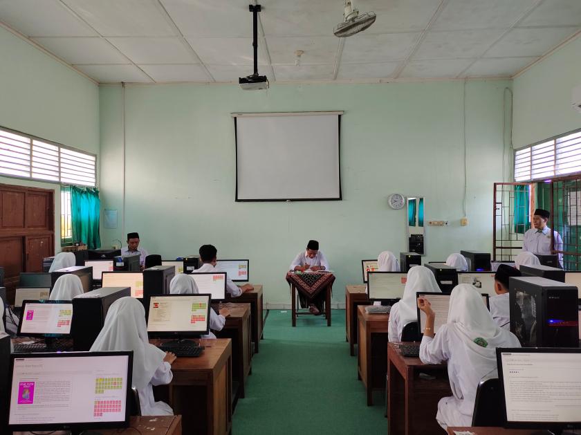 Pelaksanaan ASPD MTsN 3 Sleman Hari Pertama Berjalan Lancar