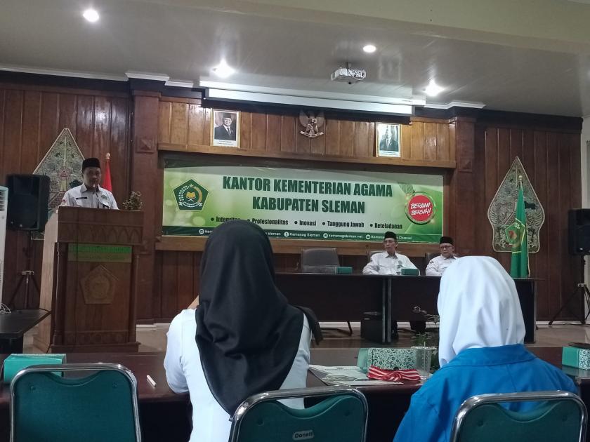 Siswa MTsN 3 Sleman Ikuti Pembinaan Juara OMI Tingkat Kabupaten