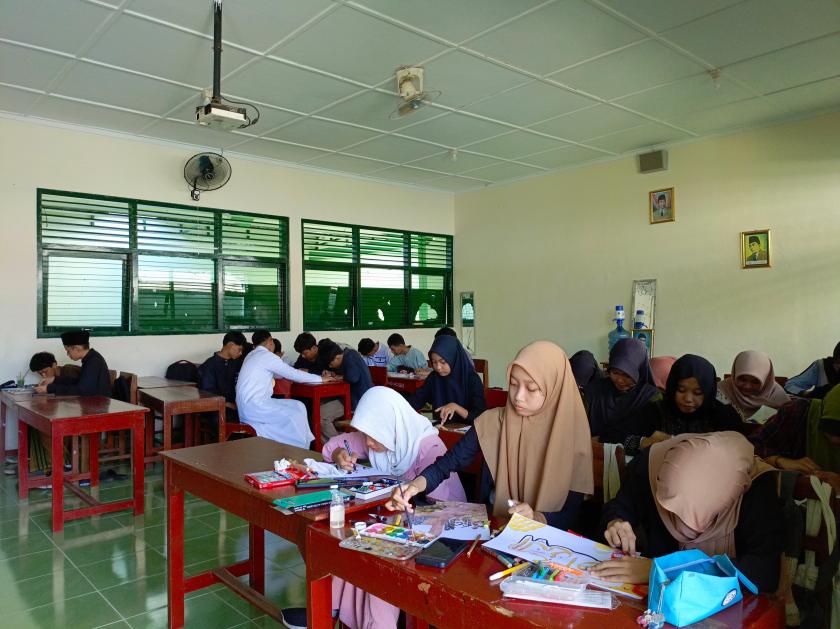 Kreativitas Tanpa Batas Warnai Lomba Kaligrafi Maration#3