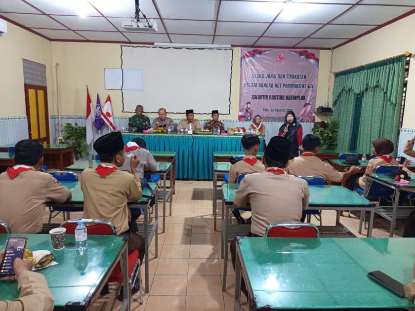 Ulang Janji Pramuka, MTs Negeri 3 Sleman Kirimkan Pembina