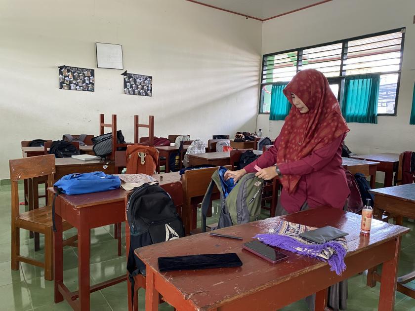 Cegah Pelanggaran Siswa Merebak, MTs Negeri 3 Sleman Gelar Inspeksi Mendadak