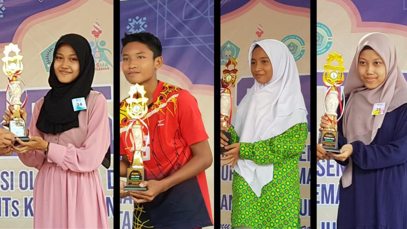 Membanggakan, MTsN 3 Sleman Borong Piala Kejuaraan KOSMA